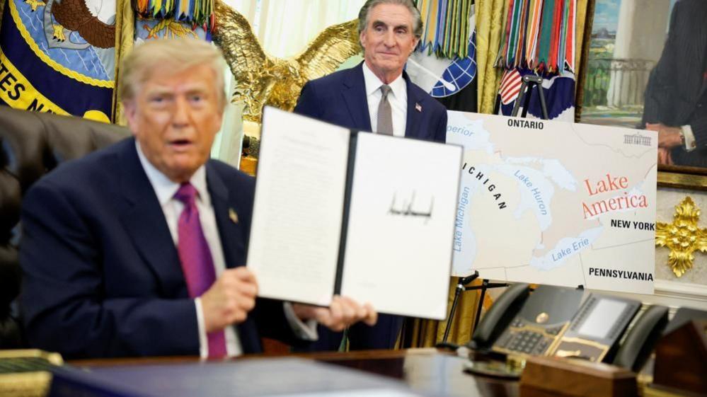 Trump Renames Lake Ontario to Lake America, Canada Dismisses the Move Amid Trade Tension