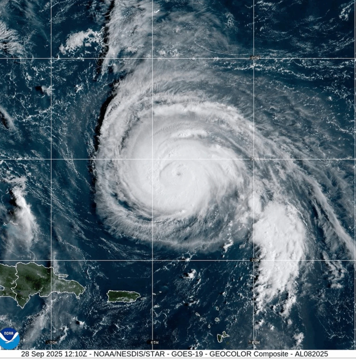 Hurricanes Humberto and Imelda: Weather Warnings and Impact on Caribbean