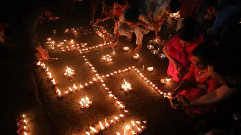 Diwali Sparks Celebrations Across India Amid Pollution Concerns