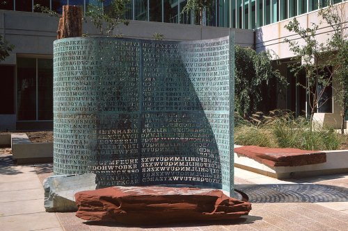 Secrets of the Kryptos Sculpture Sold for Nearly $1 Million