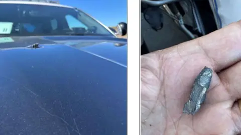 Shrapnel from Marine Corps Artillery Hits Vehicles During Celebration on California Highway