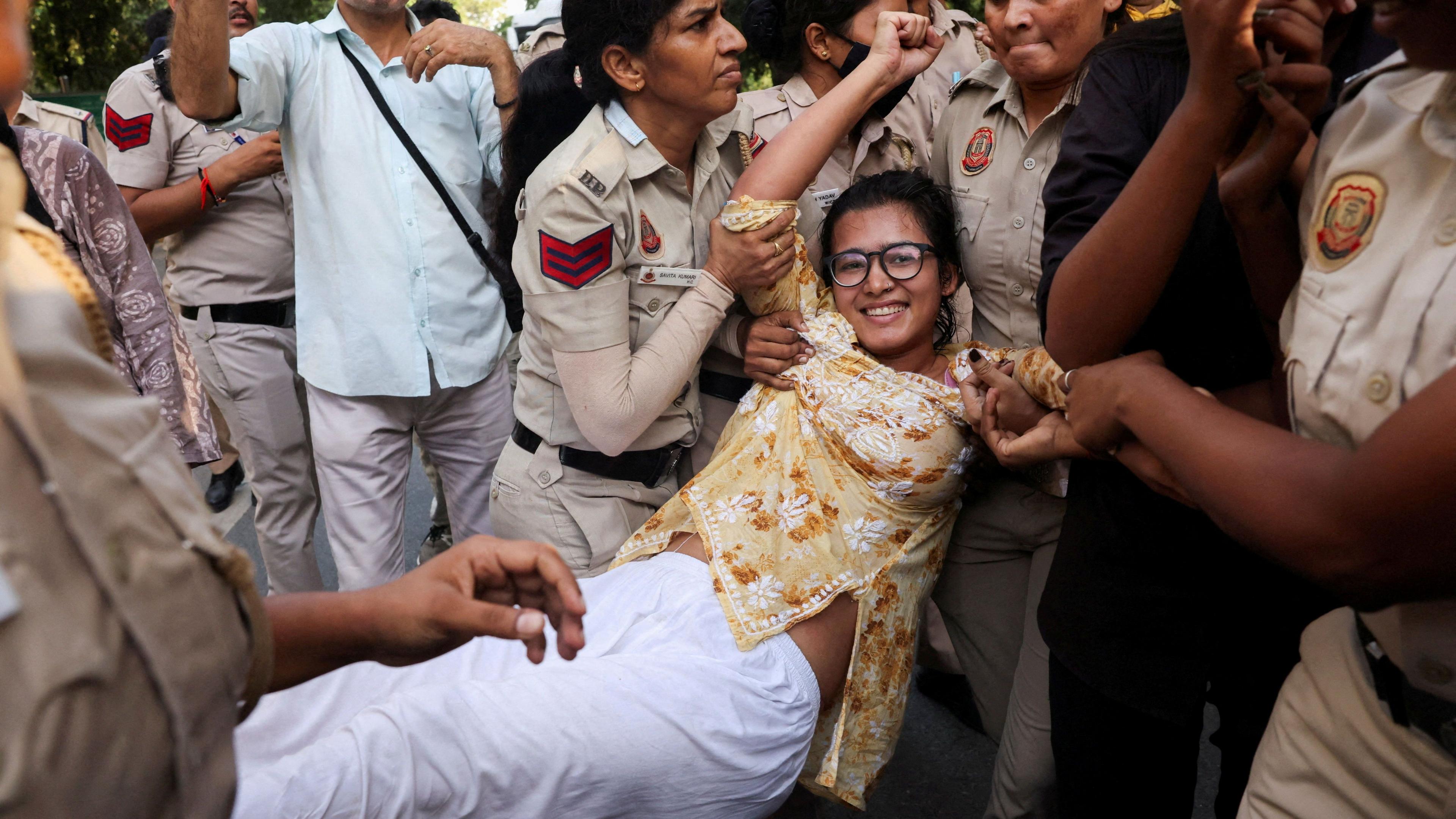 Gen Z firebrand Neha Bora rallies Delhi’s streets for political change