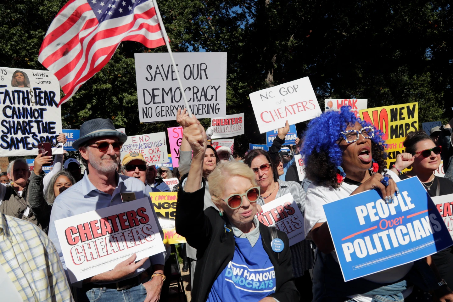 North Carolina Democrats Rally Against GOP Redistricting Plans