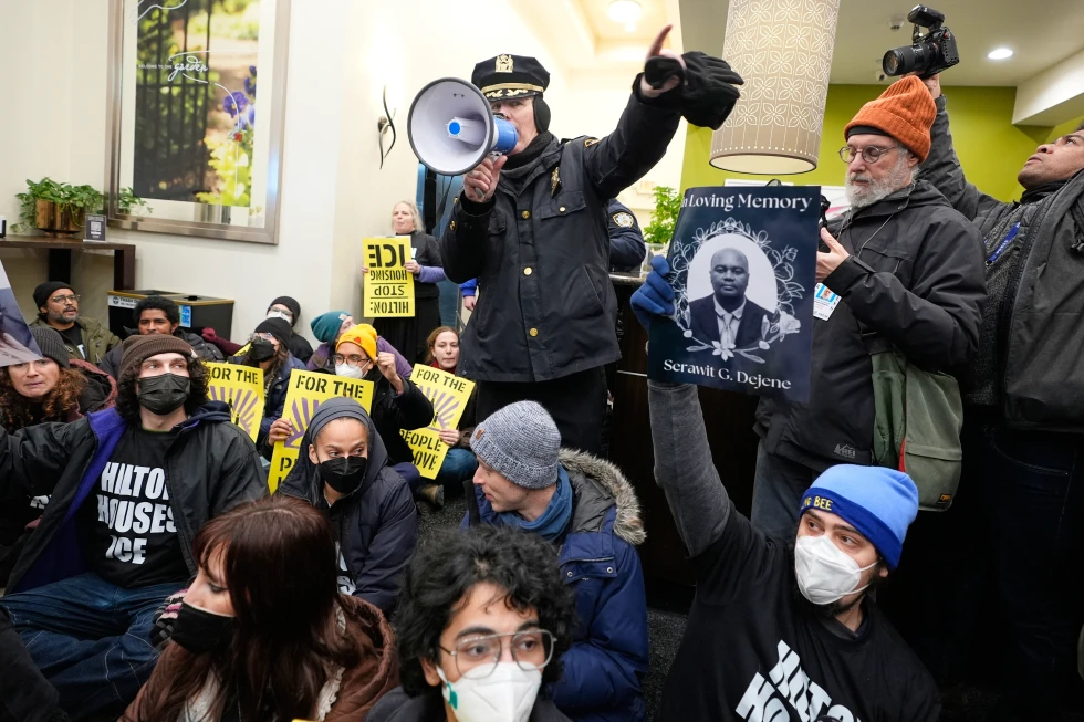 Protests Erupt at Manhattan Hotel Over Alleged ICE Presence