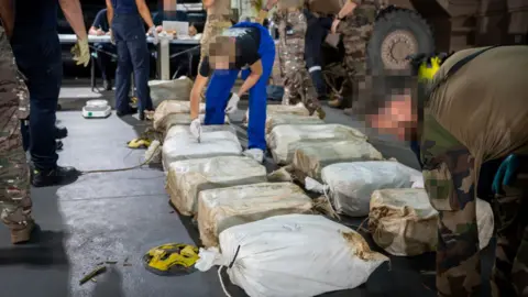 Major Cocaine Seizure by French Navy in Gulf of Guinea
