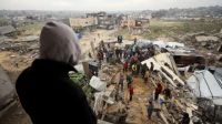 A proposed ceasefire initiated by Trump remains stalled two months in, with Israeli Prime Minister Benjamin Netanyahu demanding the return of hostages as a precondition for progress. Meanwhile, Gazans grapple with ongoing displacements, building collapses due to heavy rains, and the daunting prospect of reconstruction amidst political tensions.