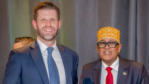 Somaliland's President Seeks Investment with Eric Trump at Davos
