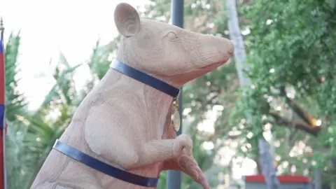Cambodia Honors Hero Rat with Unique Statue